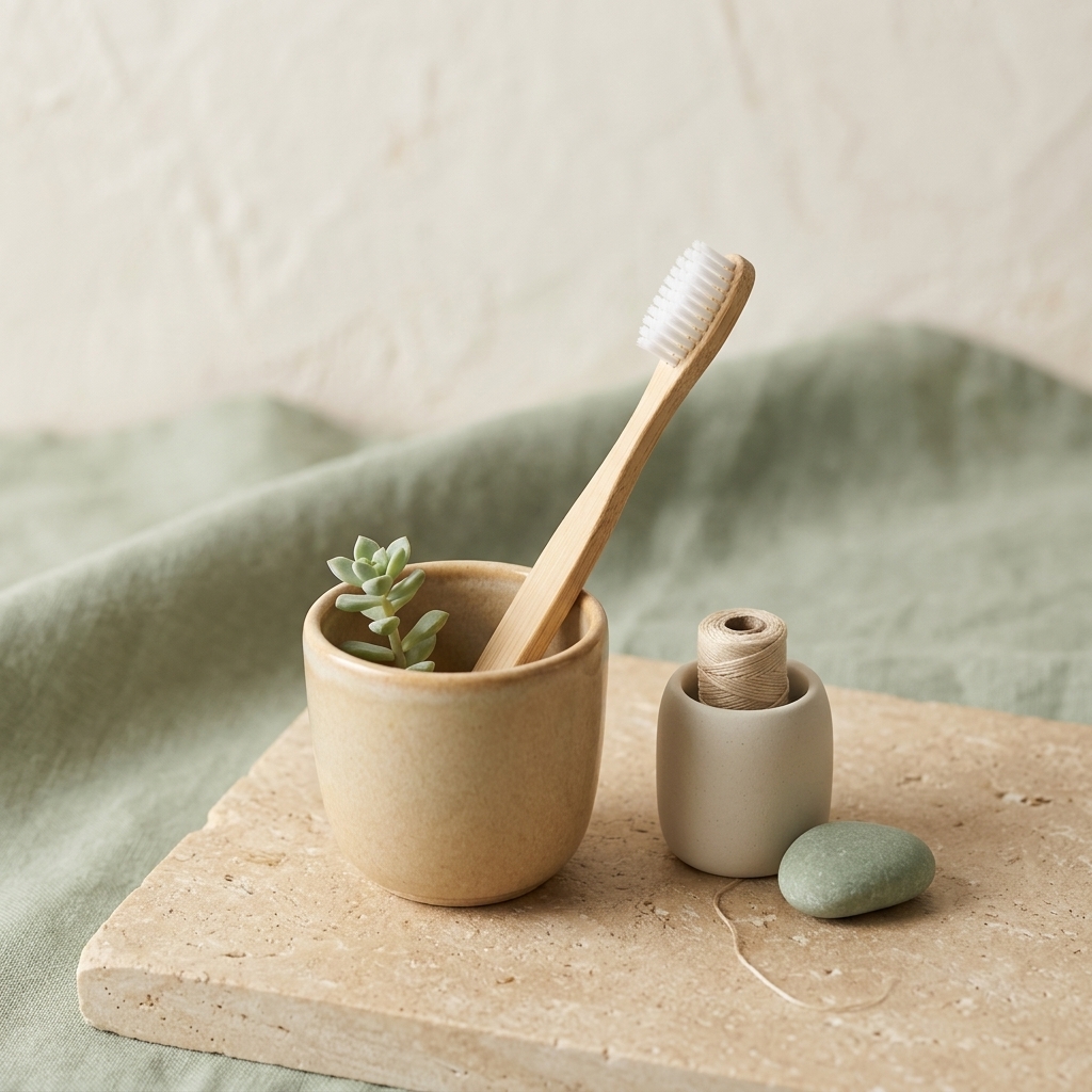 Aesthetic minimalist dental wellness hero image
